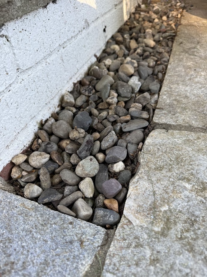 Cleaned up Rock Bed